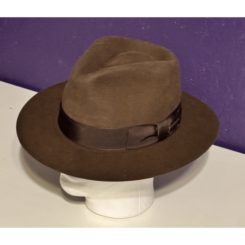 Vintage Indiana Jones 100% Wool Hat Dorfman Pacific Collection Medium Cosplay